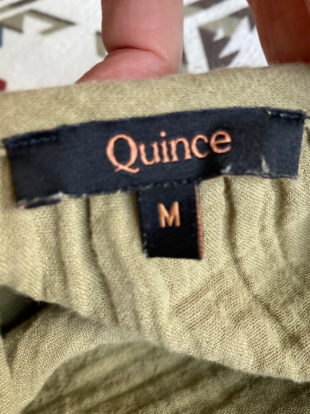 Quince Organic Cotton Gauze Sleeveless Maxi Dress with Pockets in Artichoke sz M - Picture 6 of 8